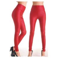 Leggings Stretch Pants in Black or Red