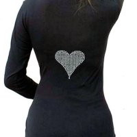 T-Shirt Rhinestone Designer Love Yourself by Sabrina Barnett