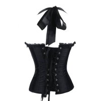 Corset Black in Halter Style Heavily Padded