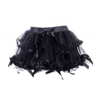 Skirt Short with Enchanting Bow Trim