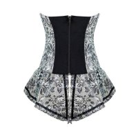 Corset Silver Jumper in Shimmering Rose Fabric