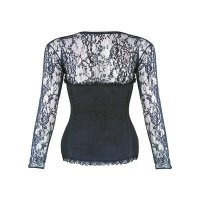 Steel Bone Top Goddess in Black Shape Wear