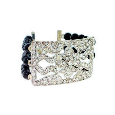 Bracelet Victorian Goddess Beaded Bangle