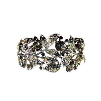 Bracelet Enchanted Forest Black Crystal Bangle