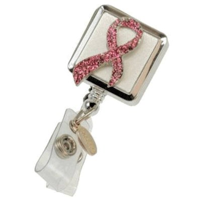 Badge Holder Pink Ribbon