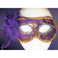 Mask Venetian Carnival in Tie On Style