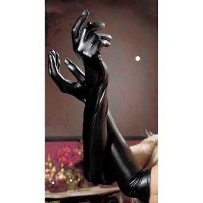 Gloves Elegantly Long Lady Metallica Full Gloves Sensual Style