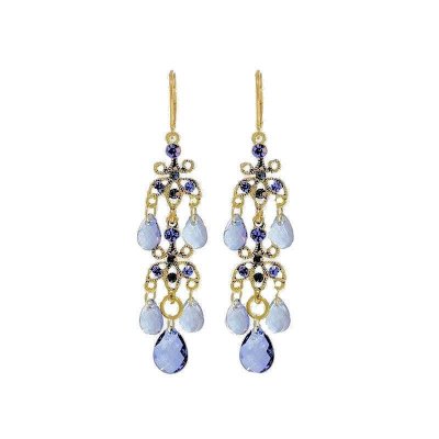 Earrings Blue Dazzle