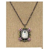 Pendant Necklace Crystal Reflection