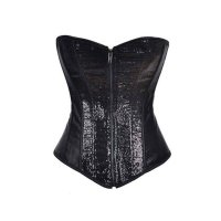 Corset Black with Sequin Sparkles