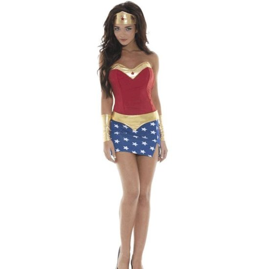 Sexy Lingerie Costume Wonder Woman Heroine Comic Superhero