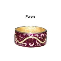 Bracelet Brilliant Color Hinged Bangle