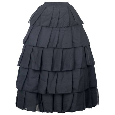 Skirt Black Tiered Long Elegant Enchantress