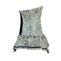 Corset Silver Jumper in Shimmering Rose Fabric