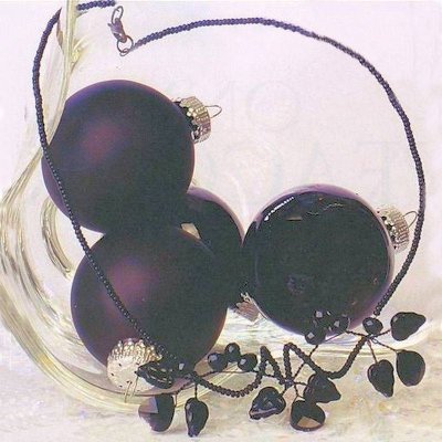 Pendant Necklace Midnight Berry