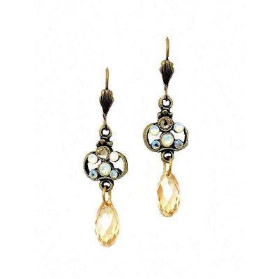 Earrings Champagne Dangles